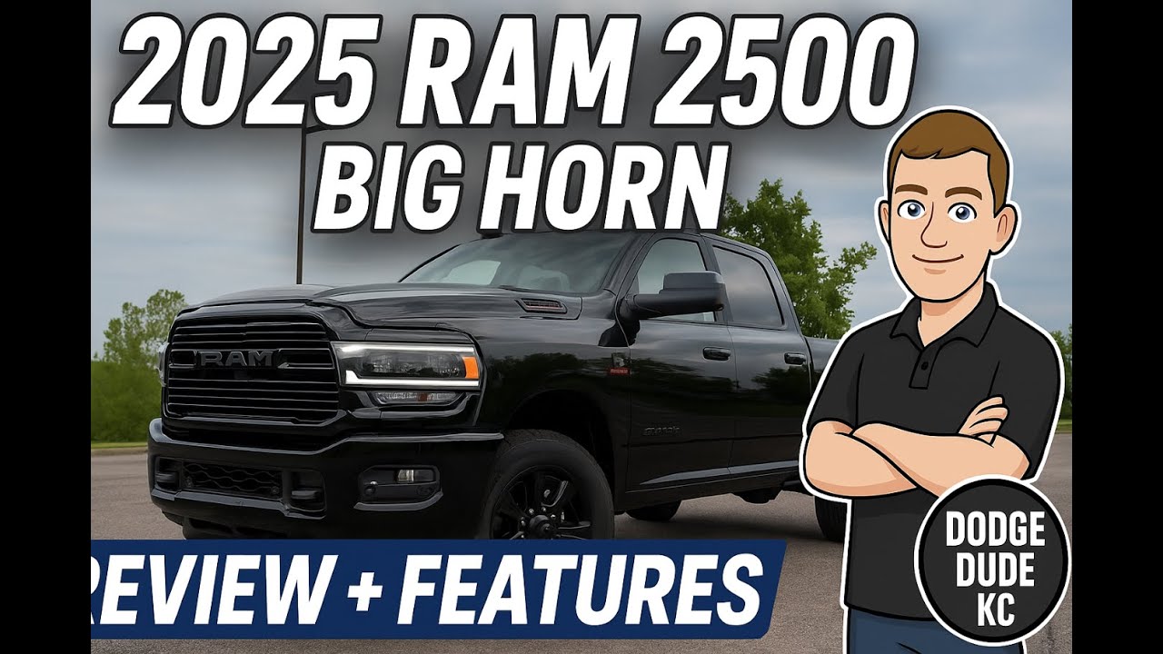 Обзор Ram 2500 Big Horn 2025 года | Обзор дизельного двигателя Cummins, технологий и обновлений