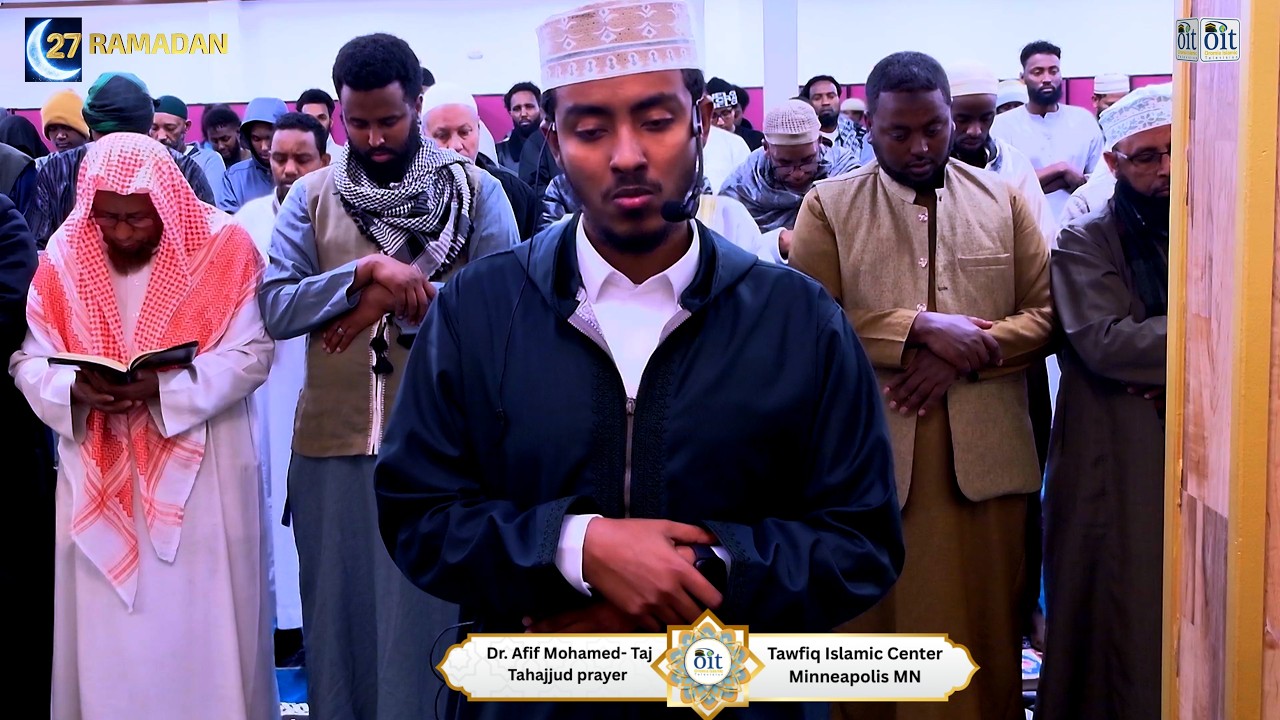 7th night of Tahajjud at Tawfiq Islamic Center, Minneapolis- MN USA