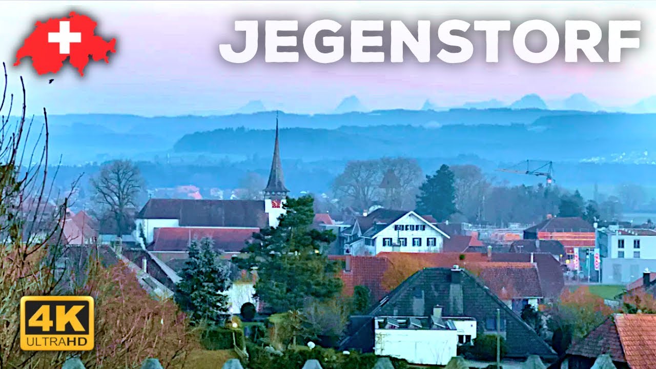 Experience the Beauty of Jegenstorf, Switzerland with this 4K Walking Tour