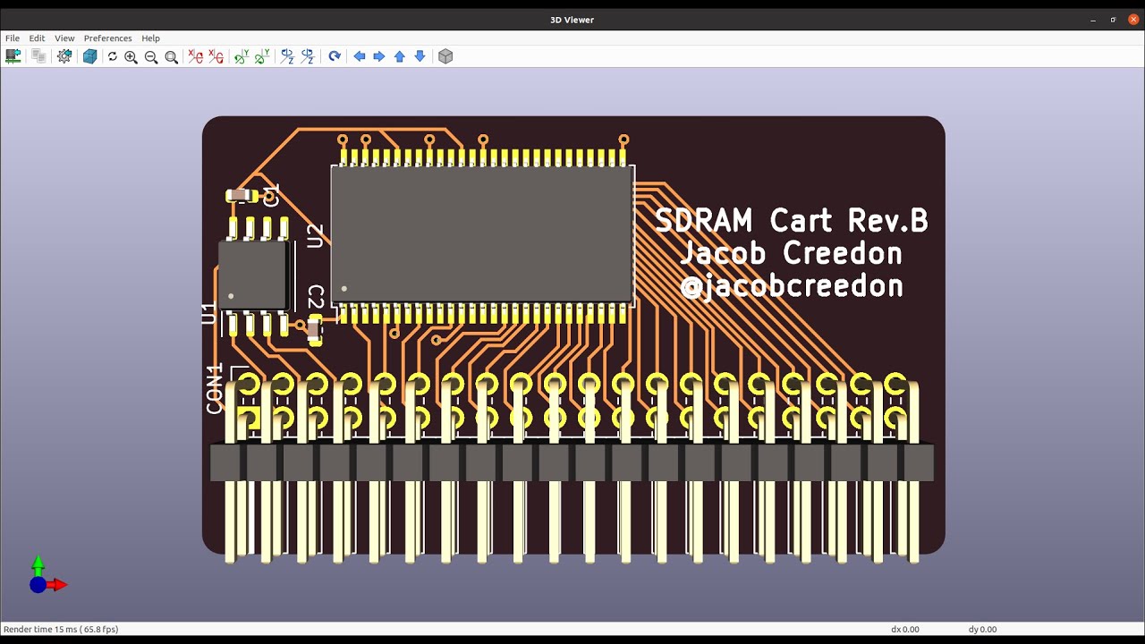 KiCad 3D Viewer can now render OSH Park &ldquo;After Dark&rdquo;