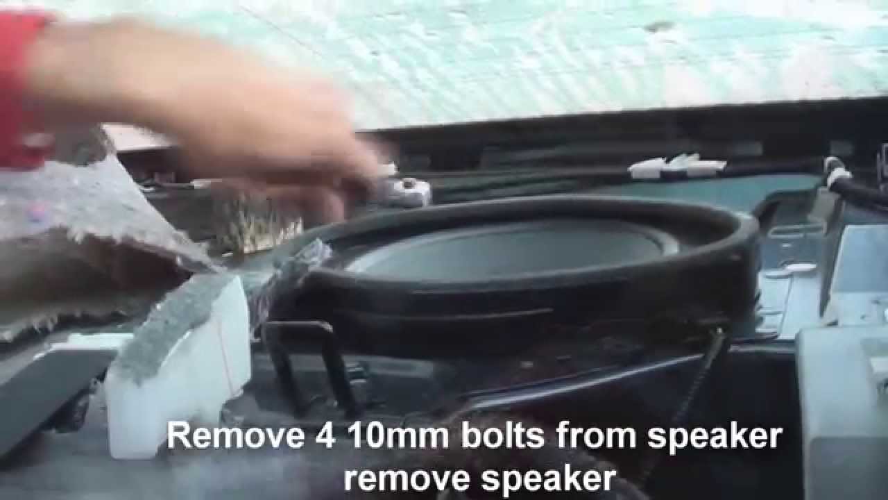 remove rear speakers  camry 2012- 2014