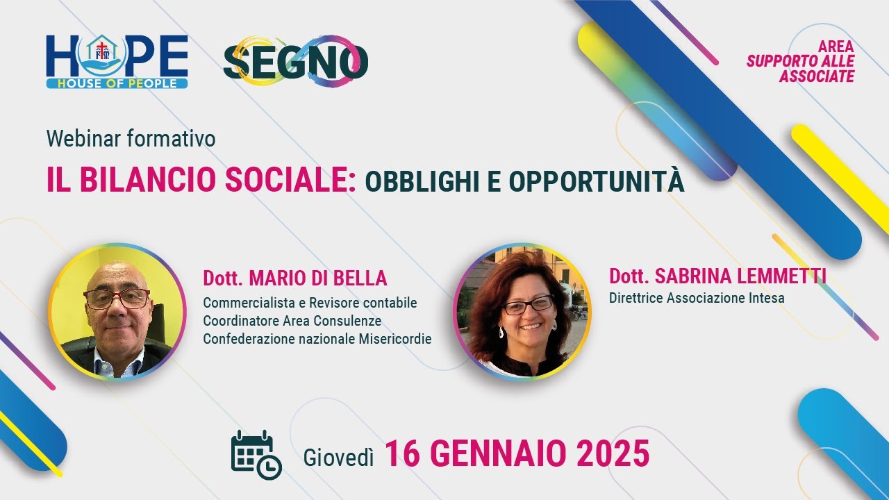 Bilancio sociale: obblighi e opportunità