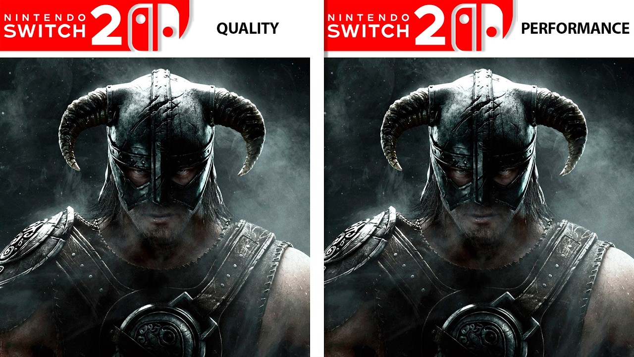 SKYRIM | Switch 2 Update 1.2 | Visuals vs Performance Mode