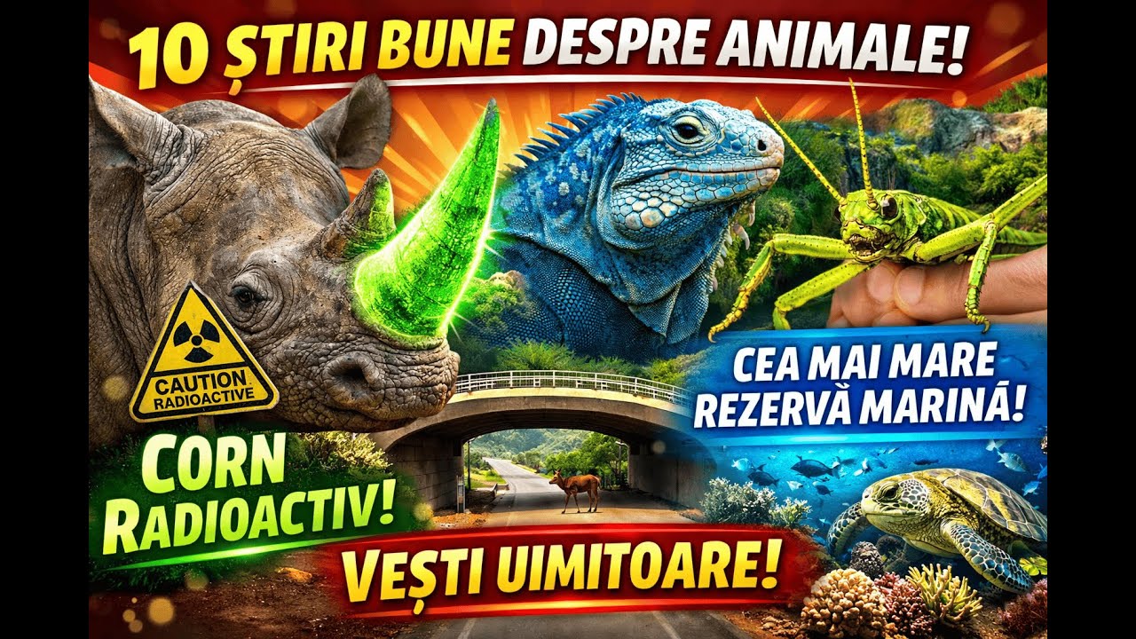10 ȘTIRI POZITIVE DESPRE ANIMALE 🐾