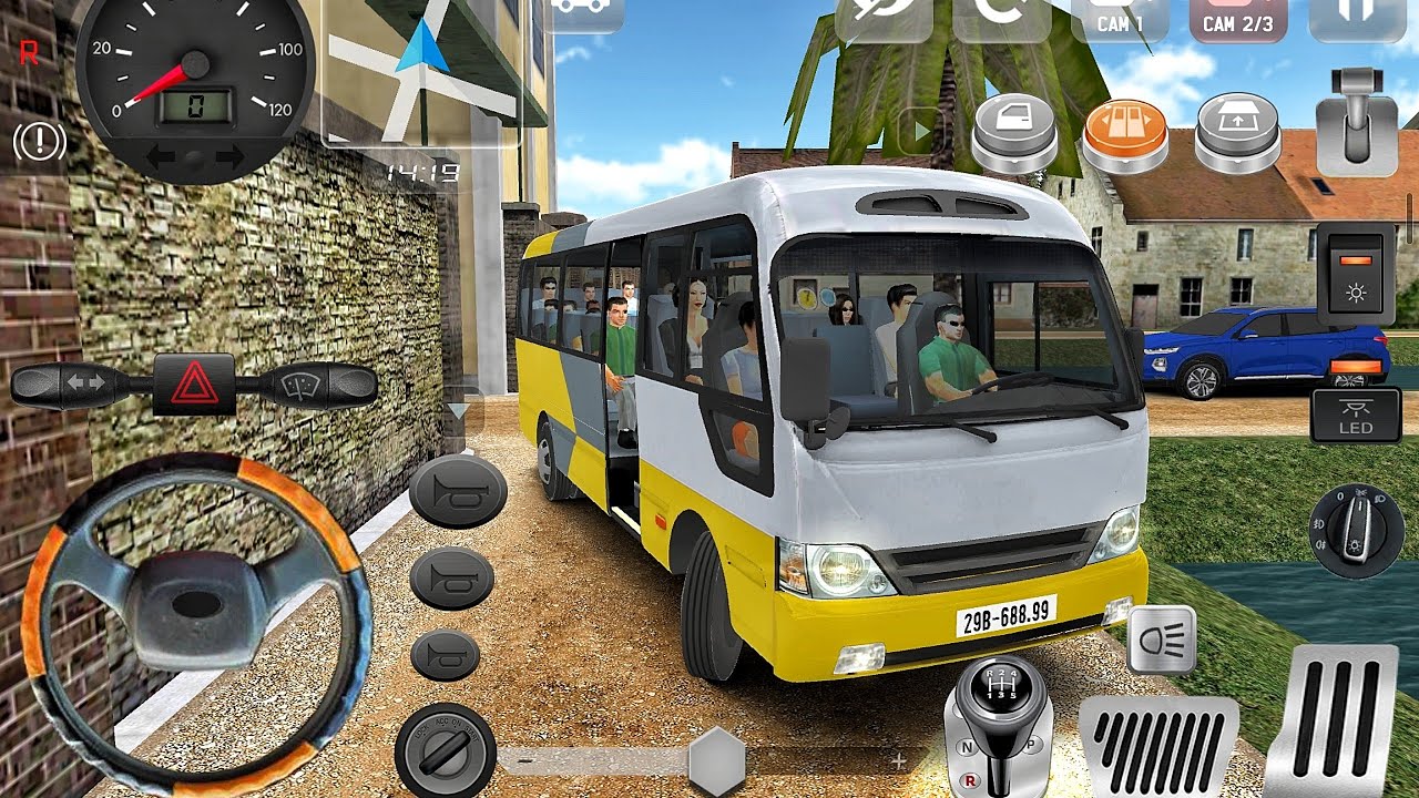 New Hyundai County Games 2026 - Real Village Transport Game 3D: Minibus Simulator - Android Gameplay