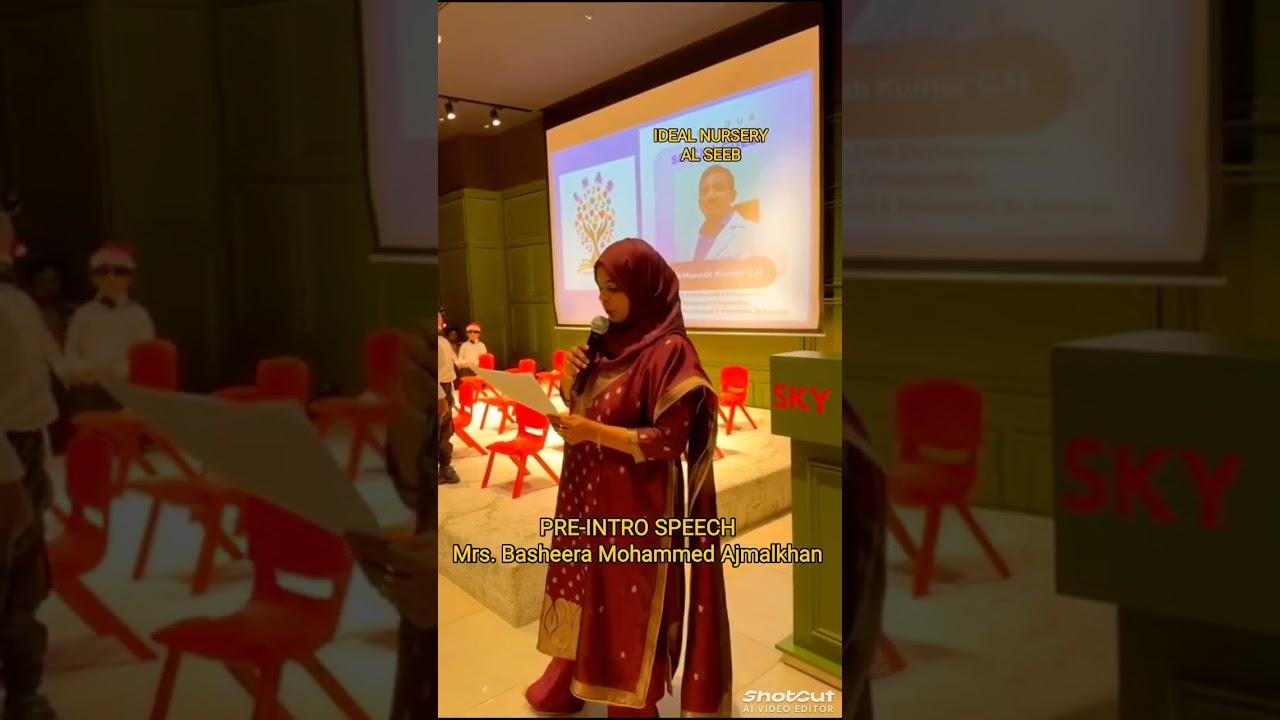 Annual Day & Graduation Day Celebration 2026. Pre - Program speech 