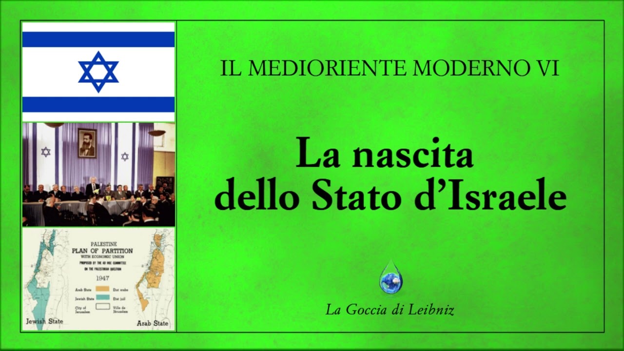 ll Medioriente Moderno VI - La Nascita dello Stato di Israele