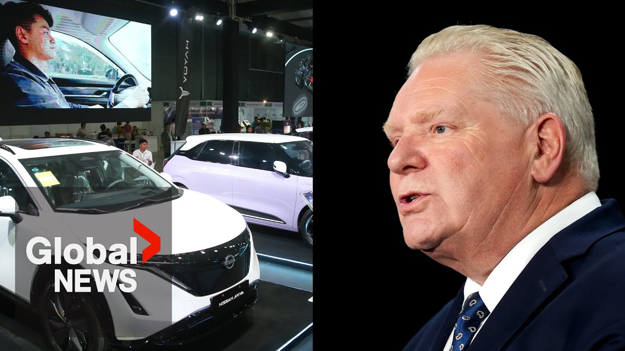 Ford calls for boycott of Chinese EVs after Carney signs Canada-China trade deal