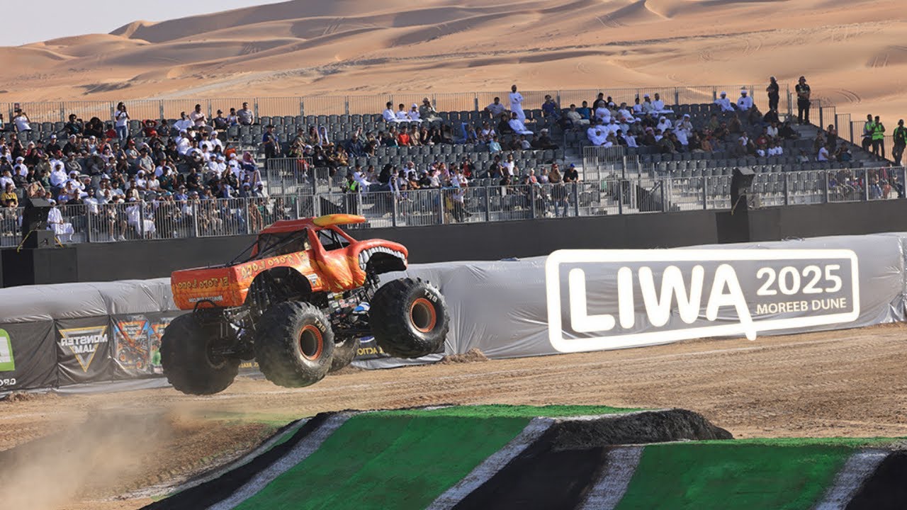 Monster Jam Liwa 2025 | Monster Jam Liwa Festival Moreeb Dune #monstertruck #monsterjam #liwa2025