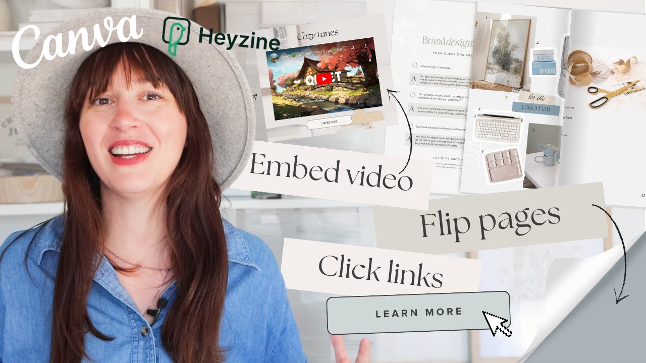Create an Interactive Clickable Flipbook using Canva and Heyzine (FREE)
