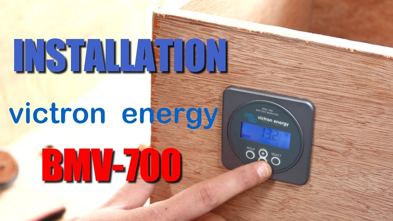 Installation d'un contrôleur de batterie Victron Energy BMV-700 (Battery Monitor) dans mon van!