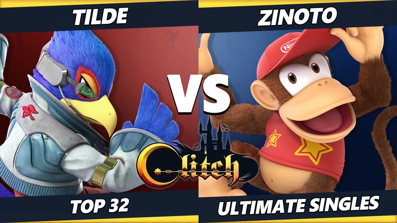 Glitch Konami Code Top 32 - Tilde (Falco) Vs. Zinoto (Diddy Kong) Smash Ultimate Tournament