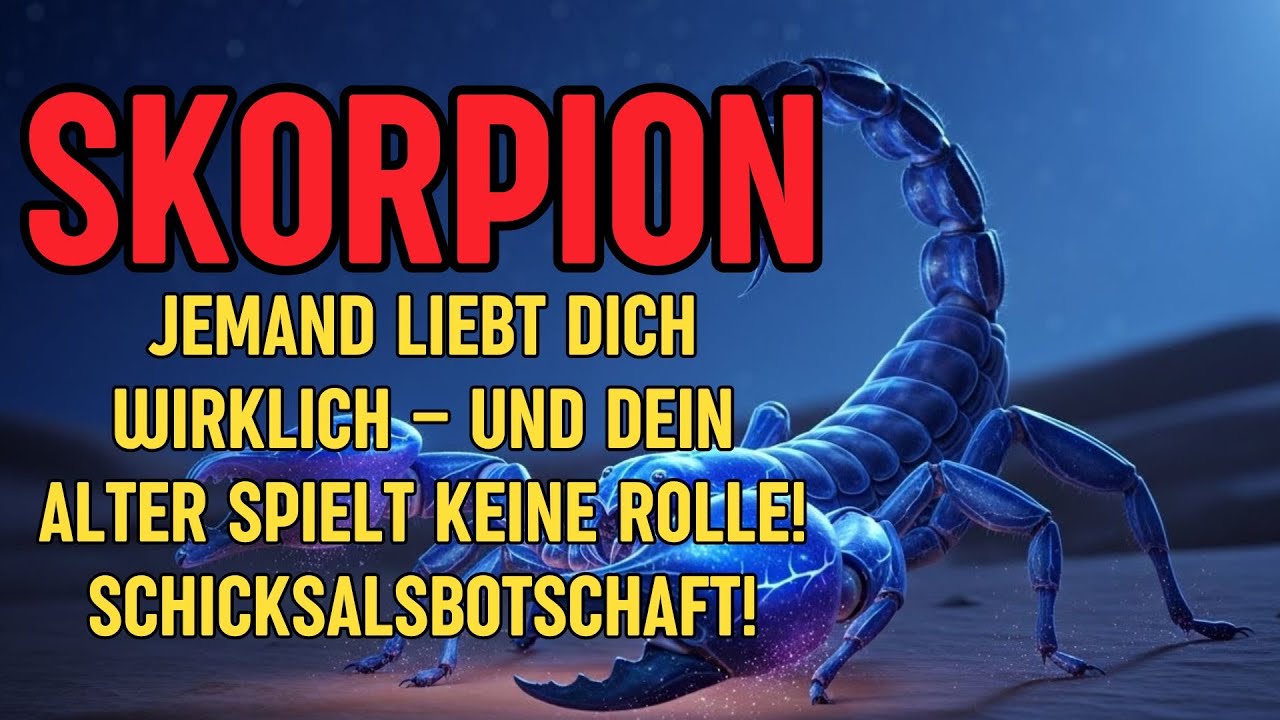 Skorpion, Jemand liebt dich WIRKLICH &ndash; und dein Alter spielt KEINE Rolle! Schicksalsbotschaft!