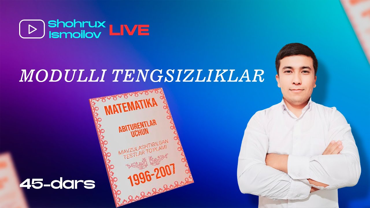 MODULLI TENGSIZLIKLAR  #modulli #tengsizliklar #axborotnoma