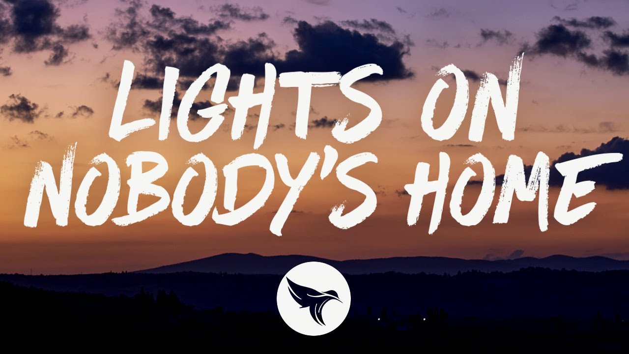 Graham Barham - Lights On Nobody's Home (Lyrics)