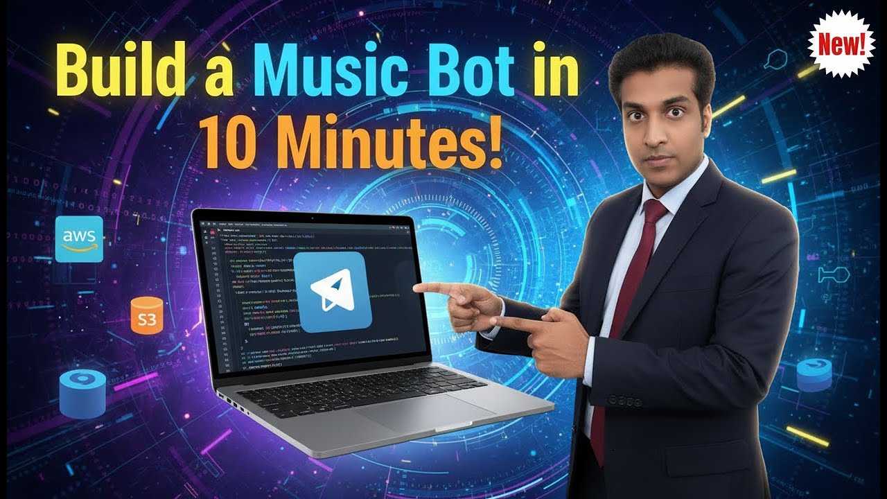 Build a Free Telegram Music Bot in Just 10 Minutes! Python, AWS Lambda, S3 & DynamoDB Tutorial