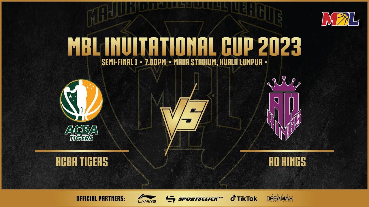 [LIVE] MBL Invitational Cup 2023 | Semi Final 1  | ACBA Tigers vs AO Kings