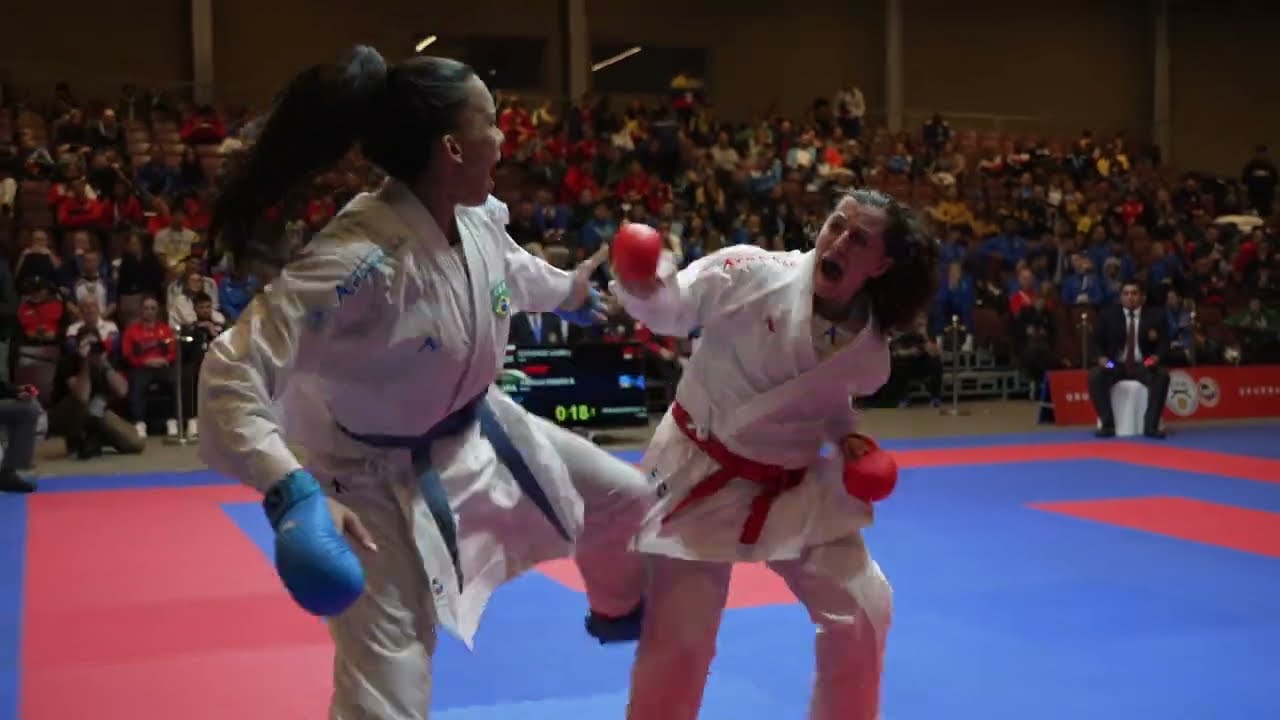 2024 PKF // Final FEMALE KUMITE 68+ KG: JAVIERA GONZALEZ LAVIN (CHI) vs BRENDA PADILHA PEREIRA (BRA)
