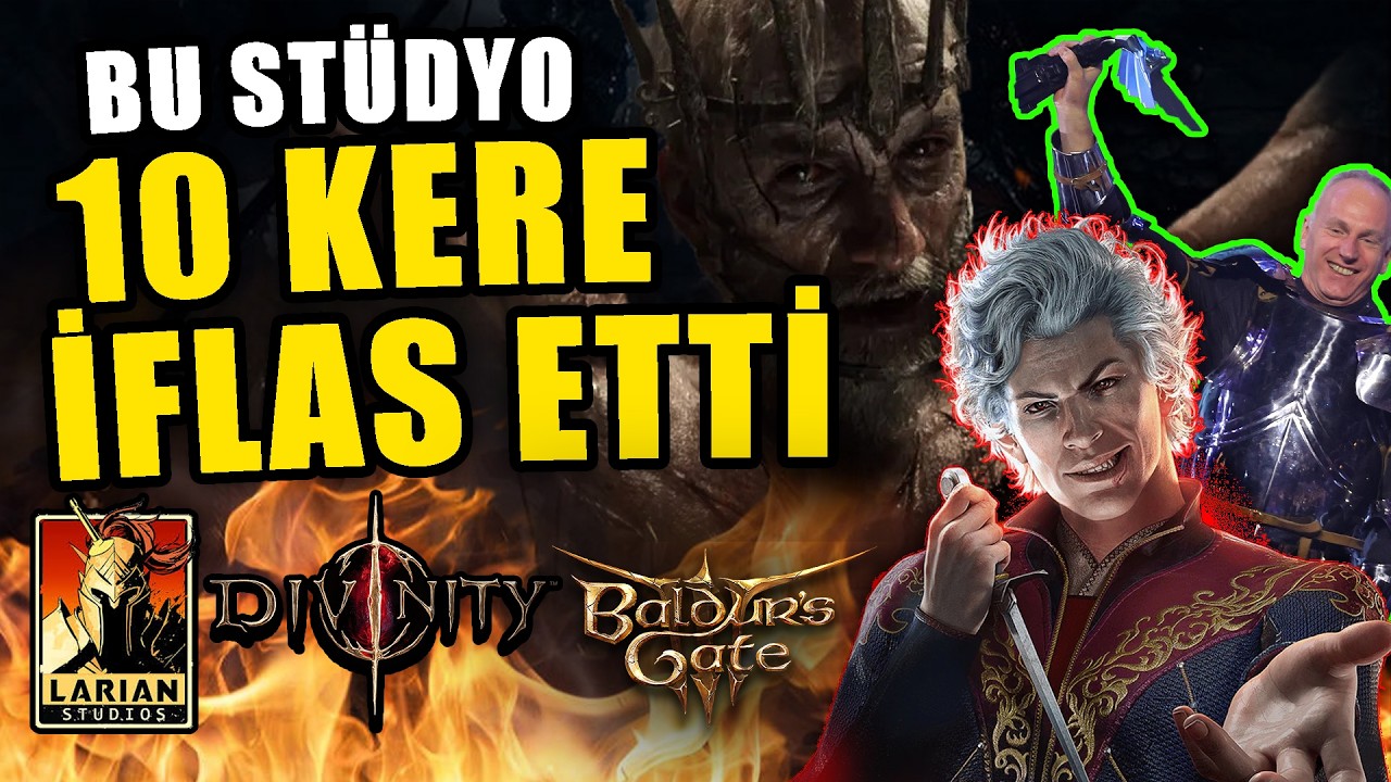 10 KEZ BATAN STÜDYONUN HİKAYESİ - Larian - #baldursgate3 #divinity #larianstudios