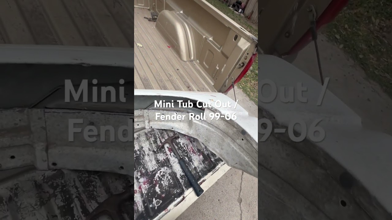 Mini Tub Cut Out / Fender Roll Silverado or GMC 99-06