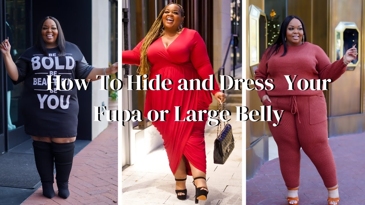 Do's & Don'ts to Hide A Large Belly and Fupa | Style Tips How to  Style Plus Size