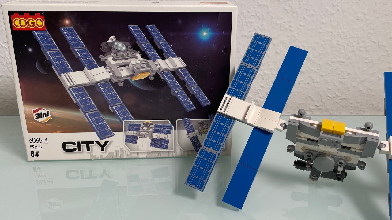 Blue Brixx COGO City Space Station