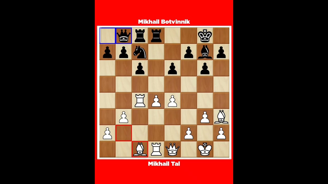 Mikhail Tal vs Mikhail Botvinnik √ Ch world Match Moscow Russia, 1990.