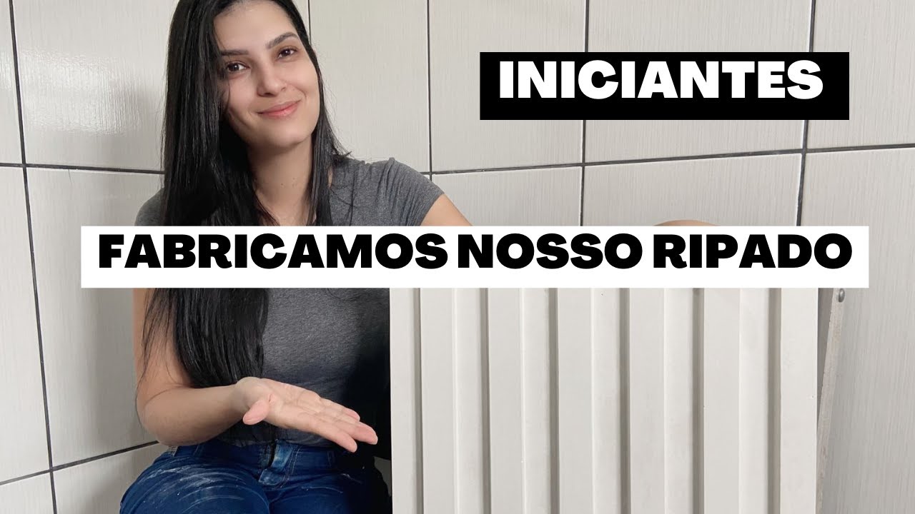 COMO FAZER PLACA DE GESSO 3D RIPADO