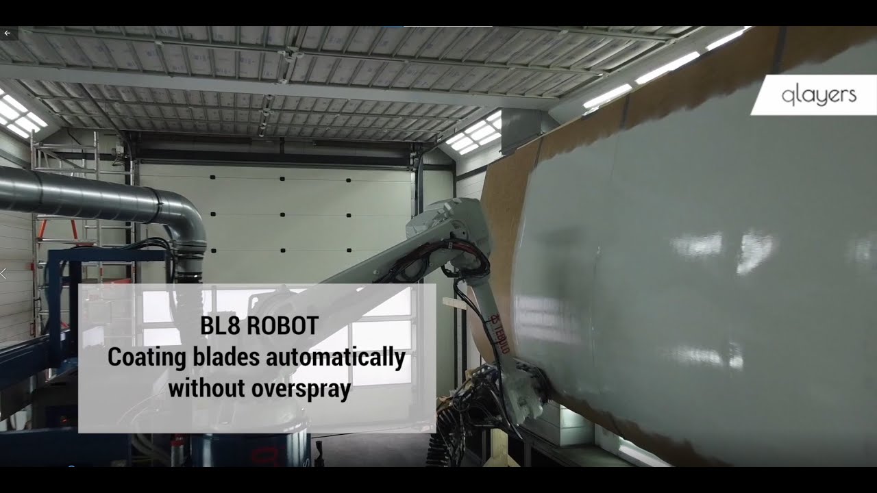Qlayers' BL8 Demonstrator- Coating wind turbine blades with a unique solution