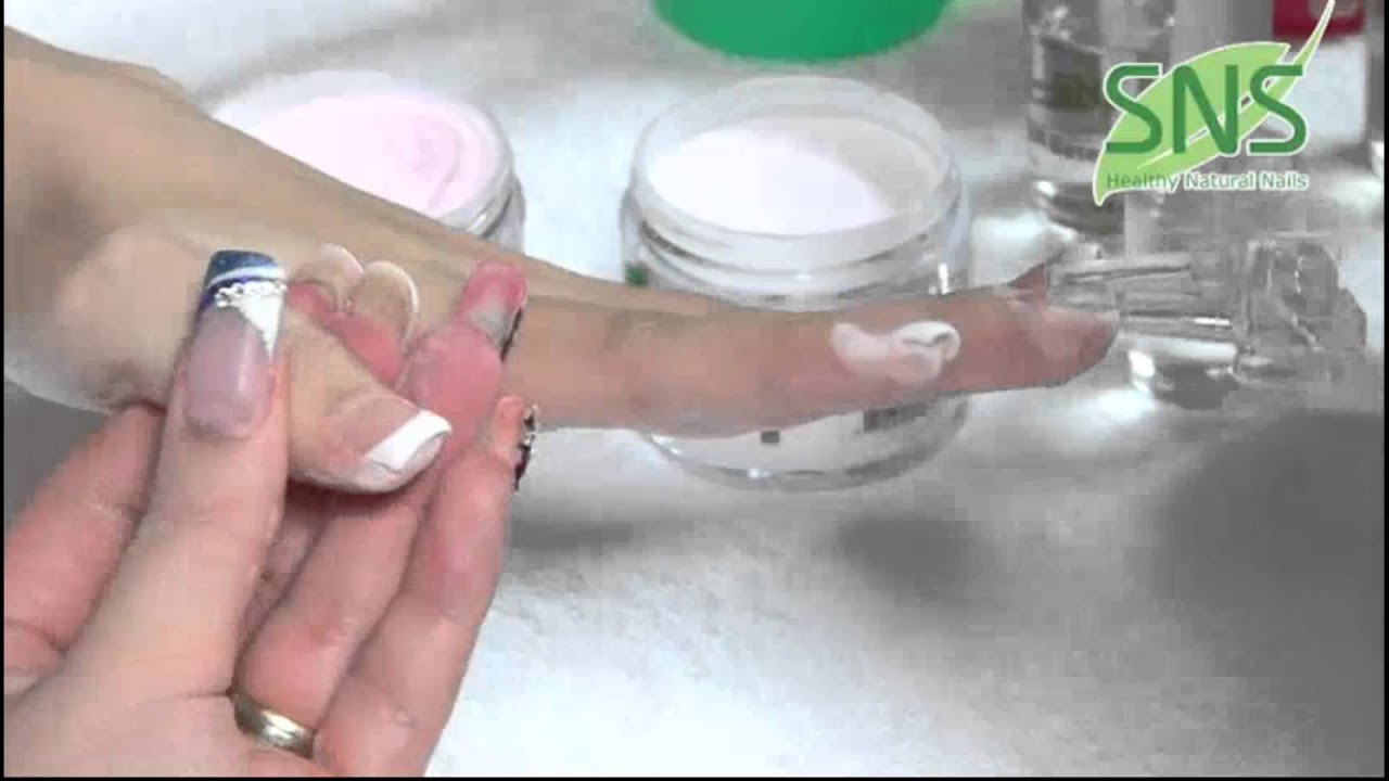 Bot nhung SNS - Ky thuat lam mong trang hong newset