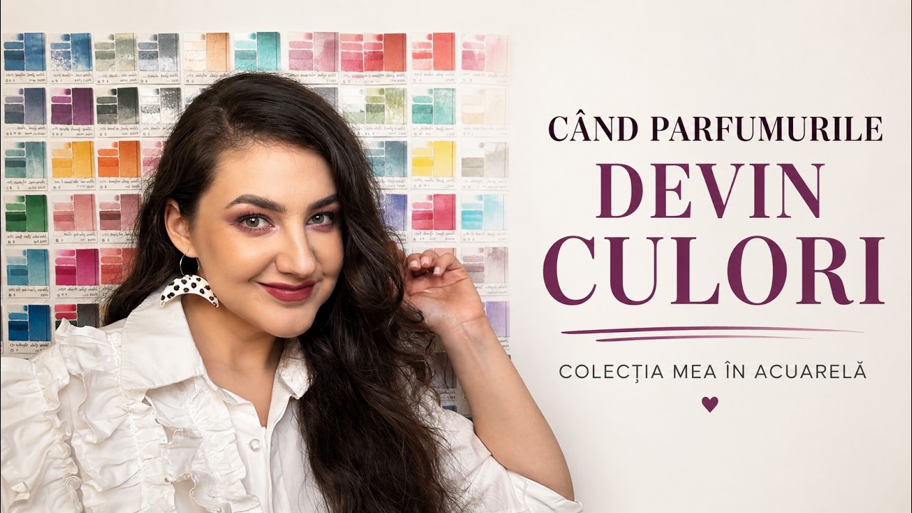 Asociez Culori din Pictura Parfumurilor Mele | Ianuarie 2026 #parfum #acuarela #parfumuriinculori