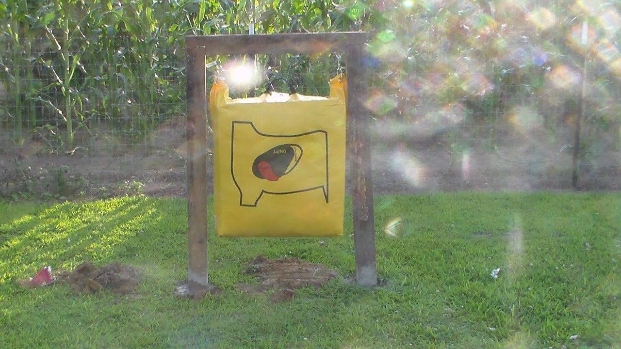 DIY archery target hanger