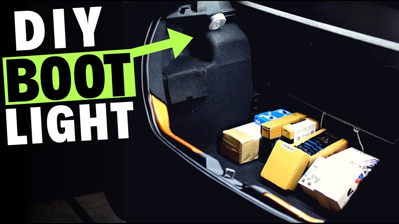 DIY CAR BOOT LED LIGHT INSTALLATION | CAR INTERIOR MODIFICATION | INFO N TECH