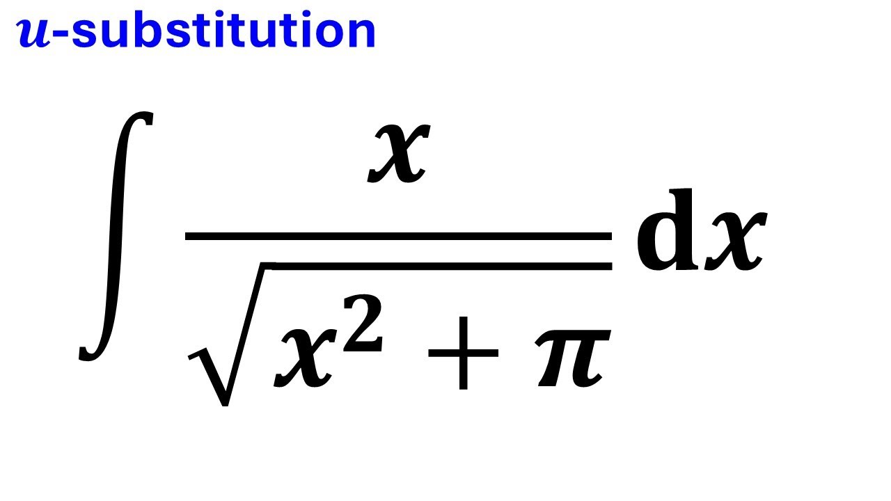 The amazing integral of x/sqrt(x^2+π)
