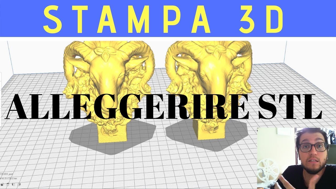 Alleggerire STL per la Stampa 3D