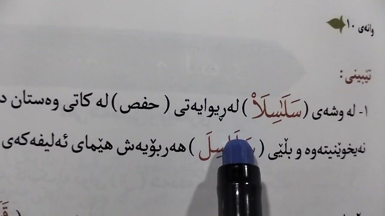 حەوت ئەلیفەکەی قوڕئان                    الٲلفات السبع