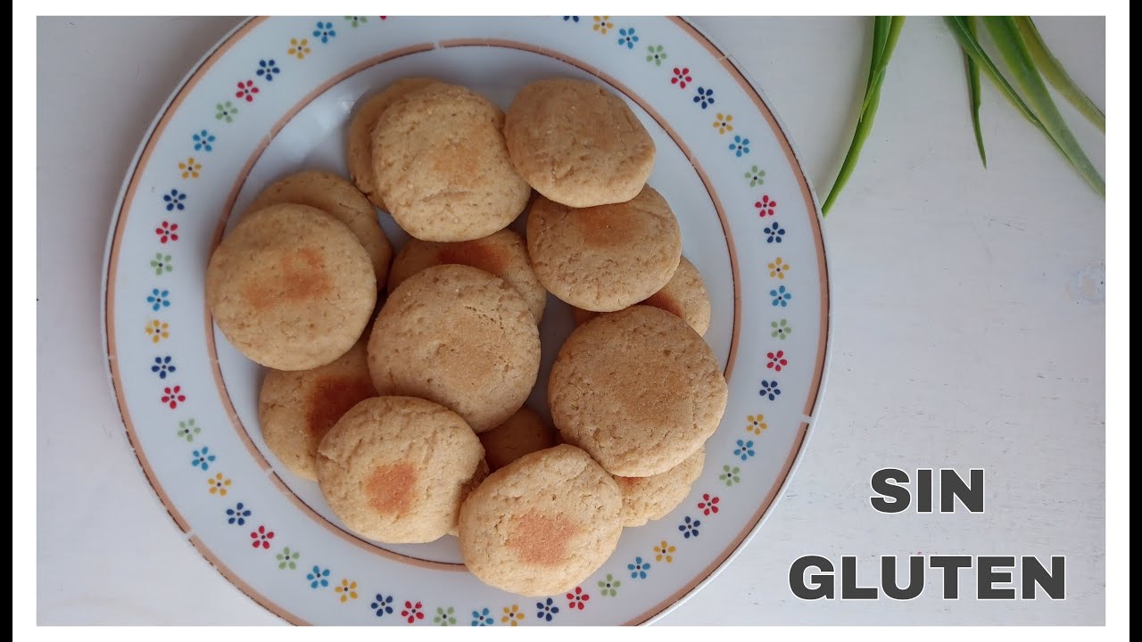 Galletas de harina de arroz/ SIN GLUTEN / receta facil
