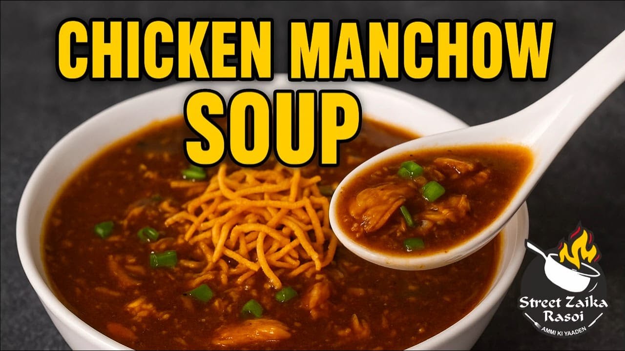 Chicken Manchow Soup Recipe | Restaurant Style | Winter Special Hot & Spicy Soup