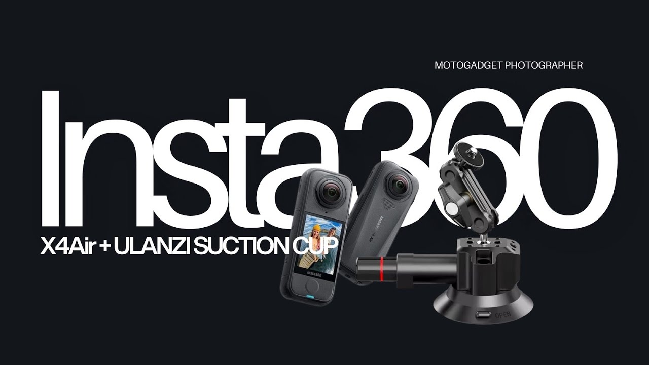 INSTA360 X4 AIR | Ulanzi Suction Cup Mount (Action Cam New Gadget)