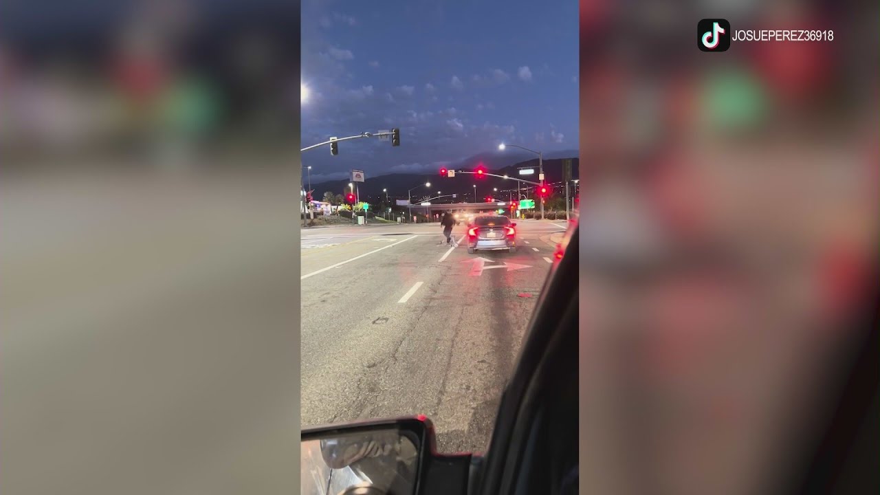Video shows road rage fight between driver, scooter rider