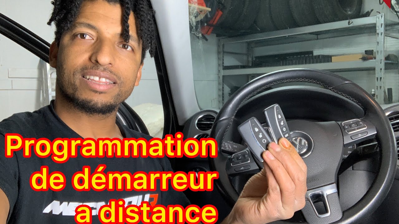 Programmation de d&eacute;marreur a distance برمجة تشغيل السيارة بعد