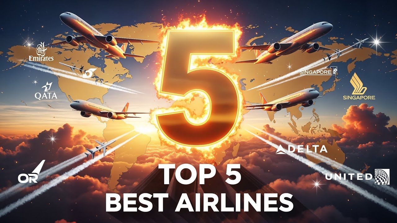 &ldquo;Top 5 Best Airlines in the World 🌎✈️ | Luxury, Service & Sky Power 2025&rdquo;