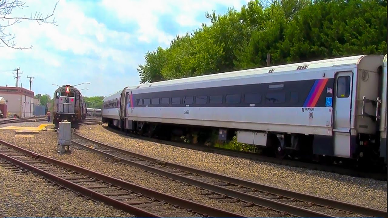 Railfanning At Bay Head 7-1-12 (With X233 Yard Switching)