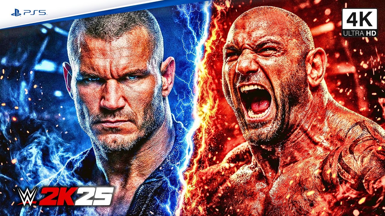 WWE 2K25 - Randy Orton vs Batista - Full Match | PS5 [4K UHD]