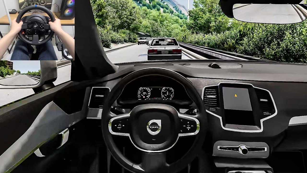 BeamNG Drive - Volvo XC90 [Steering Wheel gameplay]
