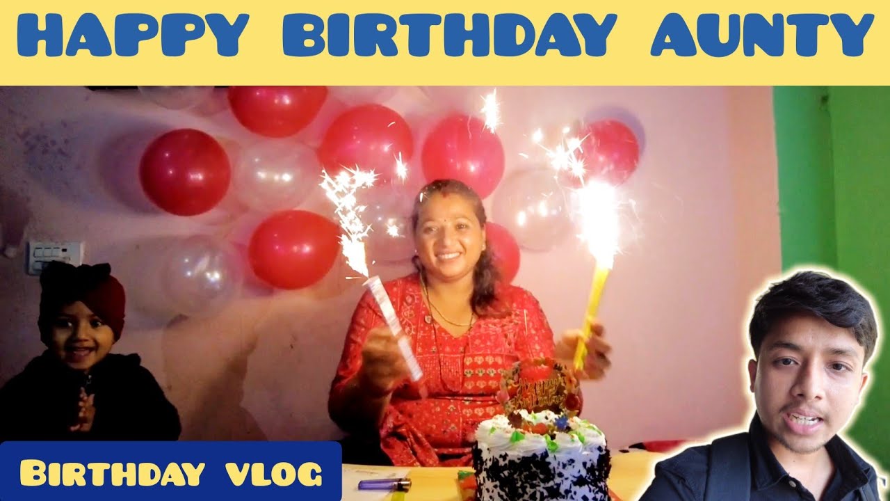 Aunty ko birthday celebration ani ramailo 🥰❤️ // BIRTHDAY VLOG ||  BHUWAN CHHETRI