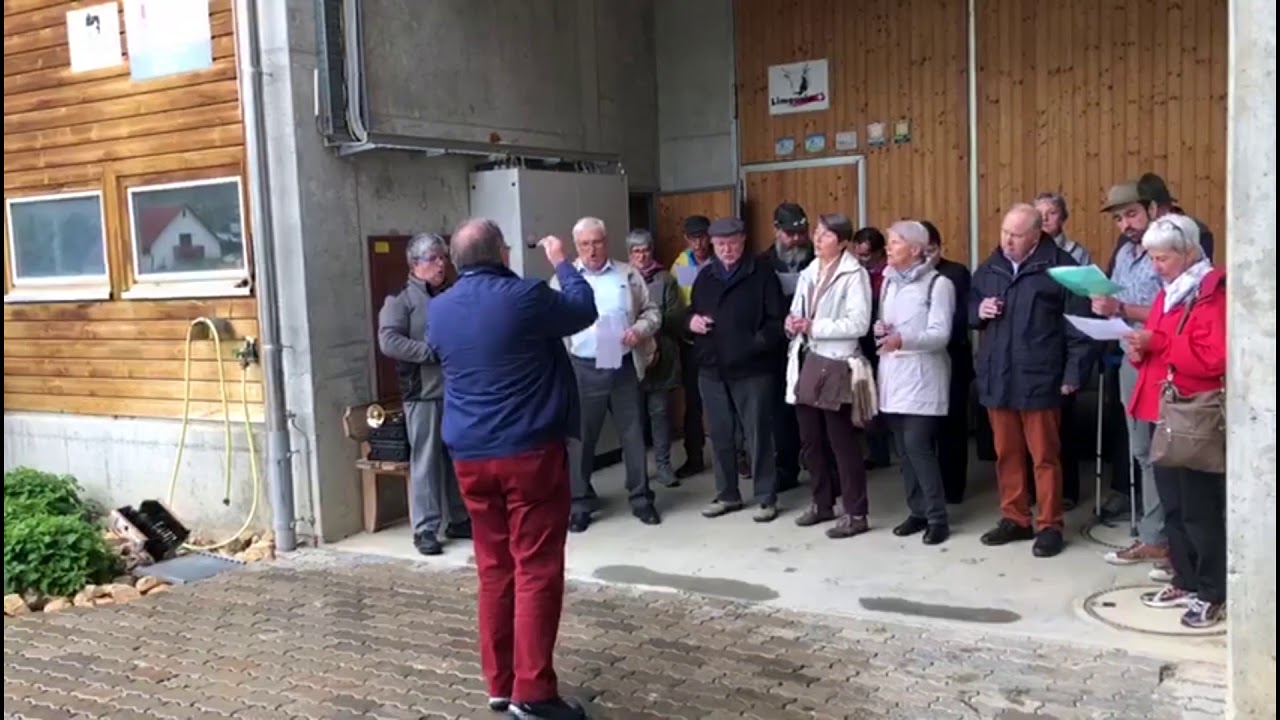 Böniger singen Baselländer-Lied