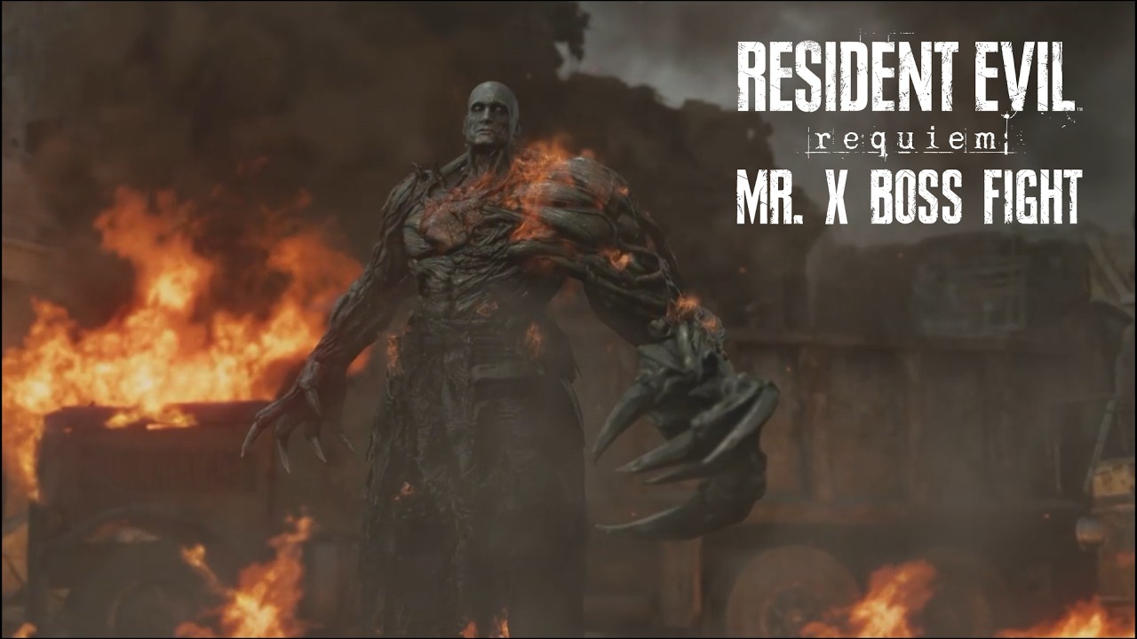 Resident Evil 9 Requiem PS5 - Mr. X Boss Fight #gamerystation #residentevilrequiem