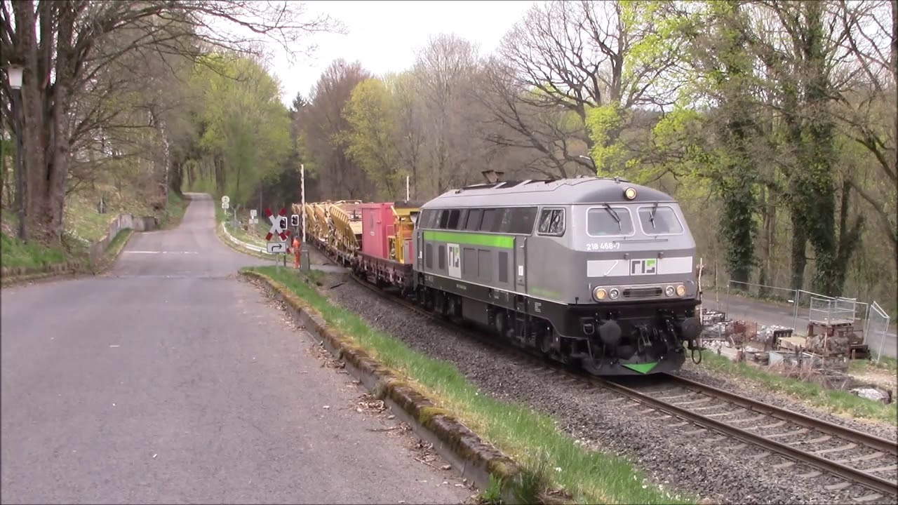 Bauarbeiten auf der Rhönbahn