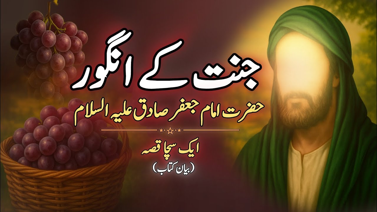 Jannat Ke Angoor | Hazrat Imam Jafar e Sadiq A.S Ka Hairat Angaiz Waqia | Islamic Waqia